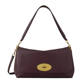 Mulberry Delilah Flap Bag Oxblood
